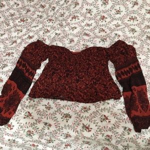 Boho Off the Shoulder Top